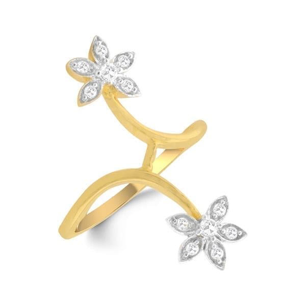 Ladies Gold Diamond Wedding Special New Design Ring