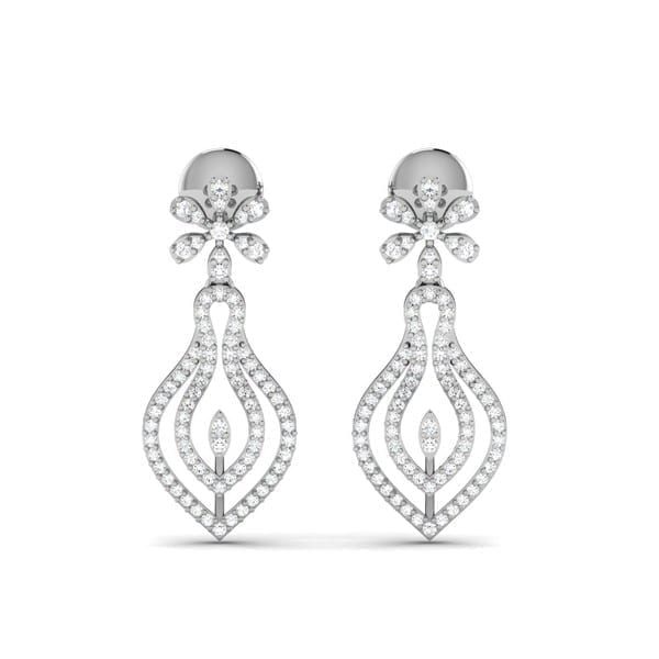 14K Gold Diamond Earrings - Perfect for Gifting