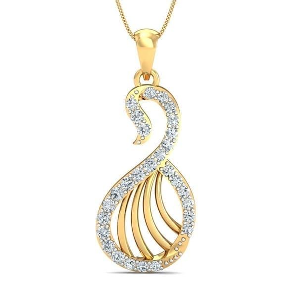 Gold Diamond Pendant