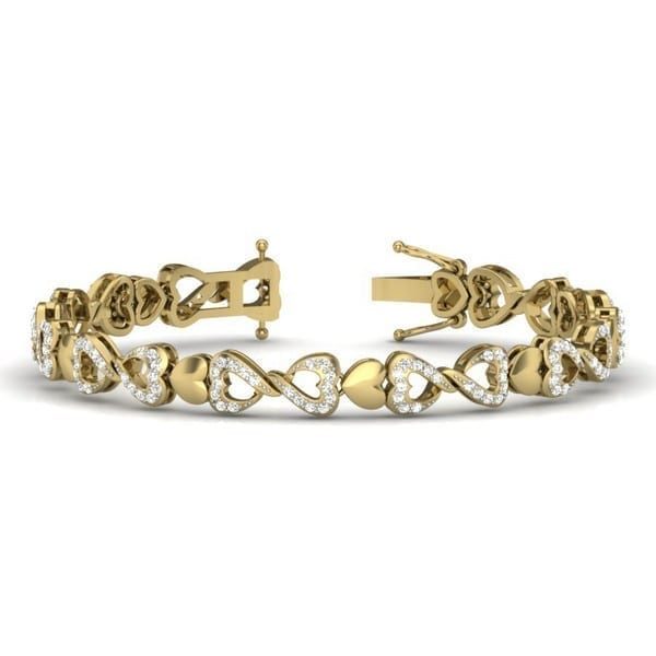 Diamond Jewellery Bracelet in Gold